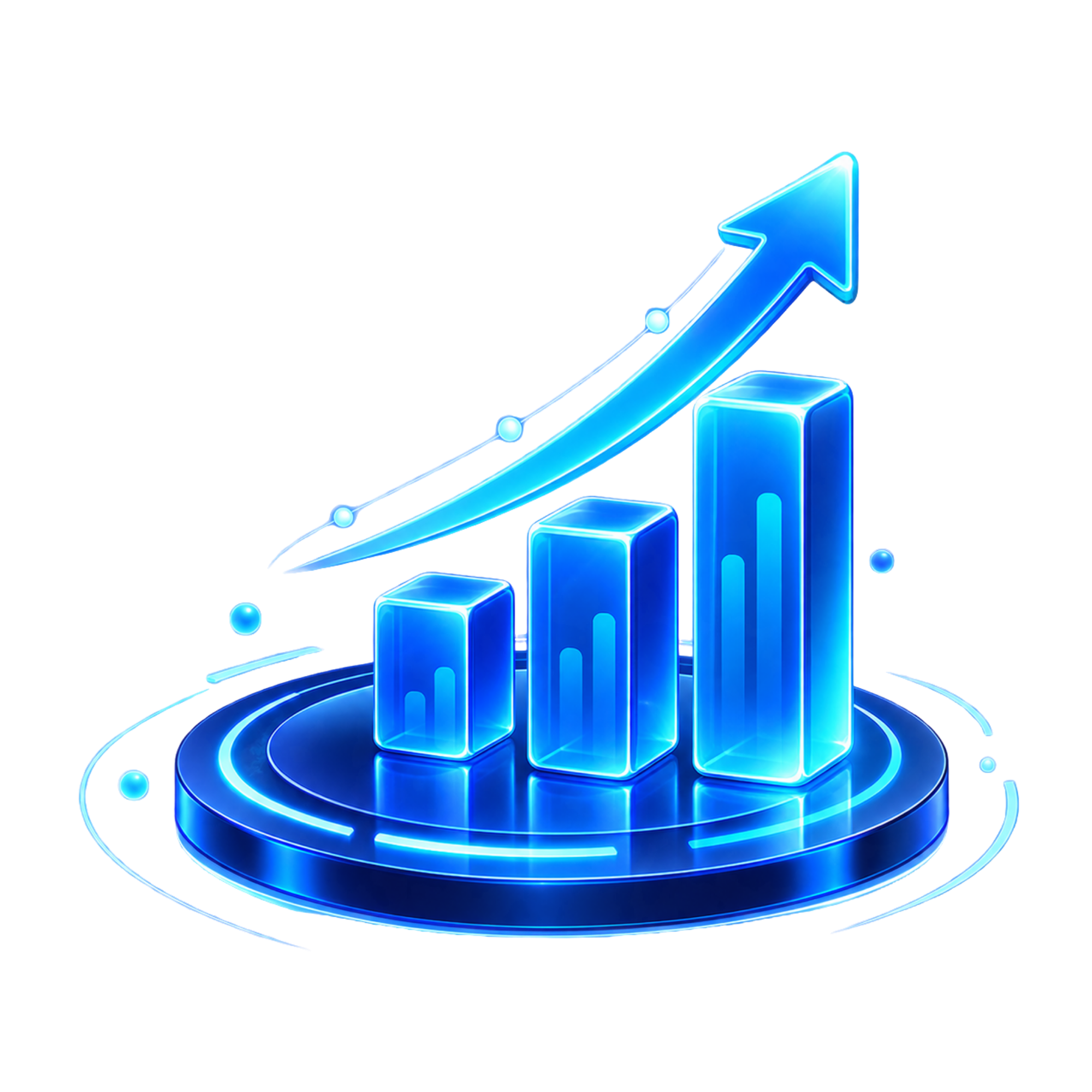 Lead scoring and growth visual.